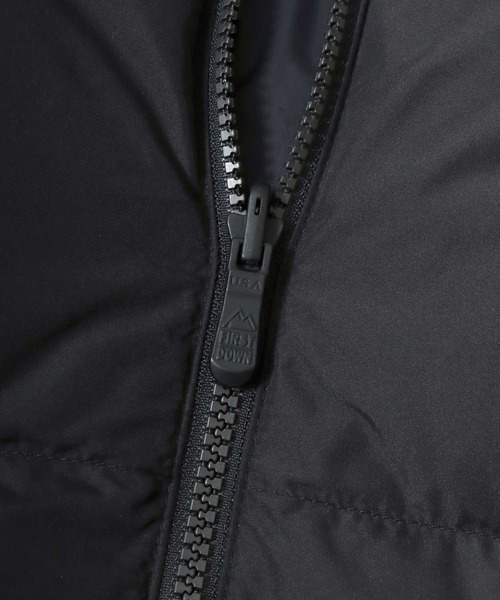FIRST DOWN（ファーストダウン）の「FIRST DOWN/ファーストダウン BUBBLE DOWN JACKET/バブルダウンジャケット/2WAYリバーシブル/レディース メンズ（ダウンジャケット/コート・メンズ・ブラック/ホワイト/ゼブラ/ブラウン/ベージュ・M/L/XL）」の22枚目の写真
