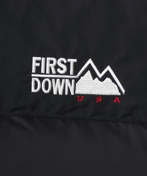 FIRST DOWN（ファーストダウン）の「FIRST DOWN/ファーストダウン BUBBLE DOWN JACKET/バブルダウンジャケット/2WAYリバーシブル/レディース メンズ（ダウンジャケット/コート・メンズ・ブラック/ホワイト/ゼブラ/ブラウン/ベージュ・M/L/XL）」の21枚目の写真