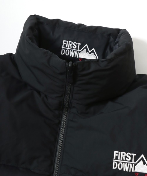 FIRST DOWN（ファーストダウン）の「FIRST DOWN/ファーストダウン BUBBLE DOWN JACKET/バブルダウンジャケット/2WAYリバーシブル/レディース メンズ（ダウンジャケット/コート・メンズ・ブラック/ホワイト/ゼブラ/ブラウン/ベージュ・M/L/XL）」の19枚目の写真