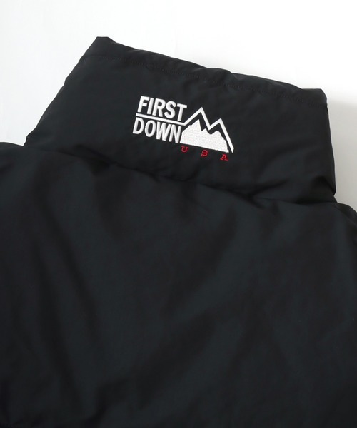 FIRST DOWN（ファーストダウン）の「FIRST DOWN/ファーストダウン BUBBLE DOWN JACKET/バブルダウンジャケット/2WAYリバーシブル/レディース メンズ（ダウンジャケット/コート・メンズ・ブラック/ホワイト/ゼブラ/ブラウン/ベージュ・M/L/XL）」の20枚目の写真