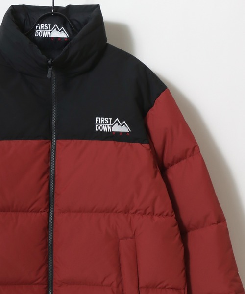 FIRST DOWN（ファーストダウン）の「FIRST DOWN/ファーストダウン BUBBLE DOWN JACKET/バブルダウンジャケット/2WAYリバーシブル/レディース メンズ（ダウンジャケット/コート・メンズ・ブラック/ホワイト/ゼブラ/ブラウン/ベージュ・M/L/XL）」の18枚目の写真