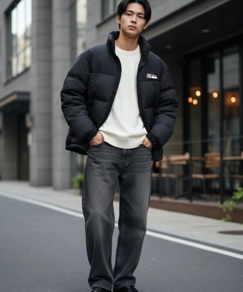 FIRST DOWN（ファーストダウン）の「FIRST DOWN/ファーストダウン BUBBLE DOWN JACKET/バブルダウンジャケット/2WAYリバーシブル/レディース メンズ（ダウンジャケット/コート・メンズ・ブラック/ホワイト/ゼブラ/ブラウン/ベージュ・M/L/XL）」の11枚目の写真