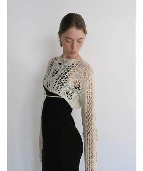 miies miim(ミーエスミーム)の「BACK OPEN RIB CAMI DRESS(ドレス・レディース・Black/グレー・FREE)」の22枚目の写真