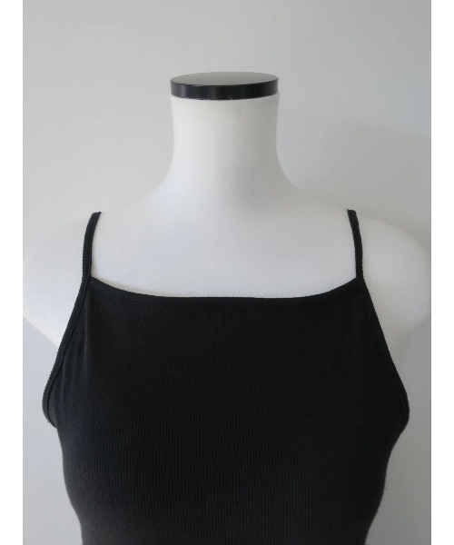 miies miim(ミーエスミーム)の「BACK OPEN RIB CAMI DRESS(ドレス・レディース・Black/グレー・FREE)」の9枚目の写真