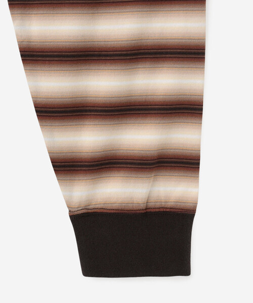 GYMPHLEX（ジムフレックス）の「Gymphlex | オンブレボーダー クルーネックワンピース WOMEN（ワンピース・レディース・ブラウン系その他/グリーン系その他・14）」の6枚目の写真