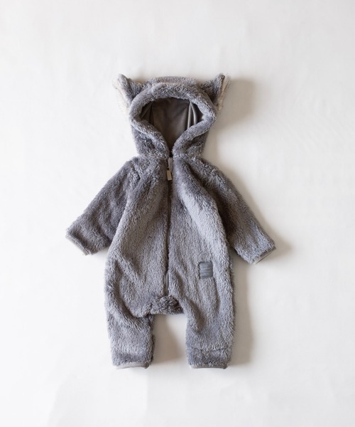 mocmof（モクモフ）の「ぬいぐるみ スーツ（ロンパース・キッズ・グレー/ライトブラウン/ベージュ/ピンク/グリーン系その他5・70cm/80ｃｍ/90cm）」の2枚目の写真