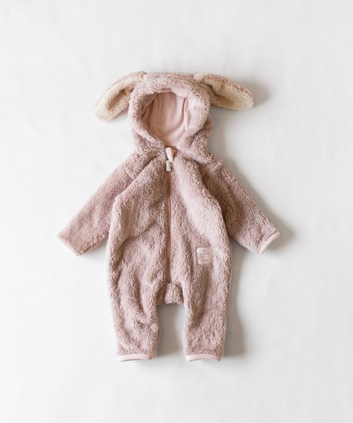 mocmof（モクモフ）の「ぬいぐるみ スーツ（ロンパース・キッズ・グレー/ライトブラウン/ベージュ/ピンク/グリーン系その他5・70cm/80ｃｍ/90cm）」の5枚目の写真