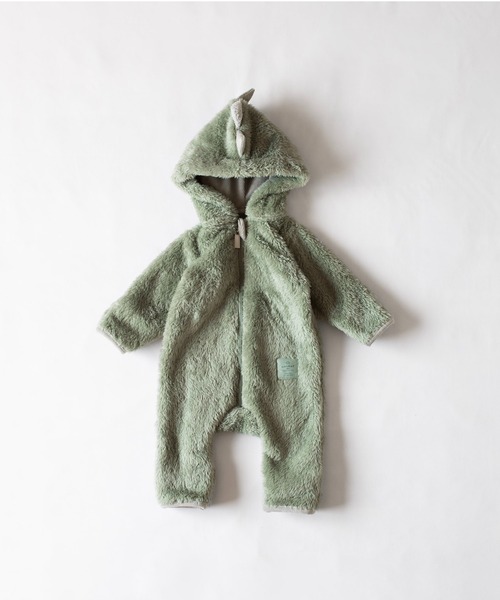 mocmof（モクモフ）の「ぬいぐるみ スーツ（ロンパース・キッズ・グレー/ライトブラウン/ベージュ/ピンク/グリーン系その他5・70cm/80ｃｍ/90cm）」の4枚目の写真