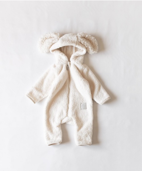 mocmof（モクモフ）の「ぬいぐるみ スーツ（ロンパース・キッズ・グレー/ライトブラウン/ベージュ/ピンク/グリーン系その他5・70cm/80ｃｍ/90cm）」の6枚目の写真