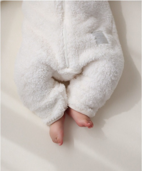 mocmof（モクモフ）の「ぬいぐるみ スーツ（ロンパース・キッズ・グレー/ライトブラウン/ベージュ/ピンク/グリーン系その他5・70cm/80ｃｍ/90cm）」の14枚目の写真