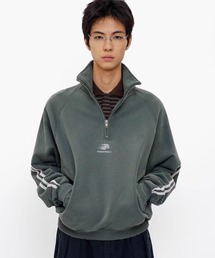 MASONPRINCE（メイソンプリンス）の「オーバーサイズ ハーフZIP ライン柄 スウェット WY6411【MASONPRINCE】【2025AW】（スウェット）」