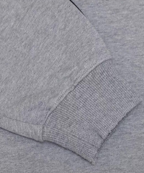 MASONPRINCE（メイソンプリンス）の「オーバーサイズ ハーフZIP ライン柄 スウェット WY6411【MASONPRINCE】【2025AW】（スウェット・メンズ・グリーン/グレー・S/M/L）」の15枚目の写真