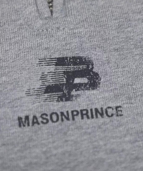 MASONPRINCE（メイソンプリンス）の「オーバーサイズ ハーフZIP ライン柄 スウェット WY6411【MASONPRINCE】【2025AW】（スウェット・メンズ・グリーン/グレー・S/M/L）」の16枚目の写真