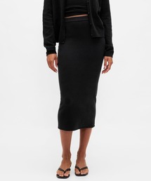 GAP | Cashsoftカシミヤタッチ ストレッチミディスカート(スカート)