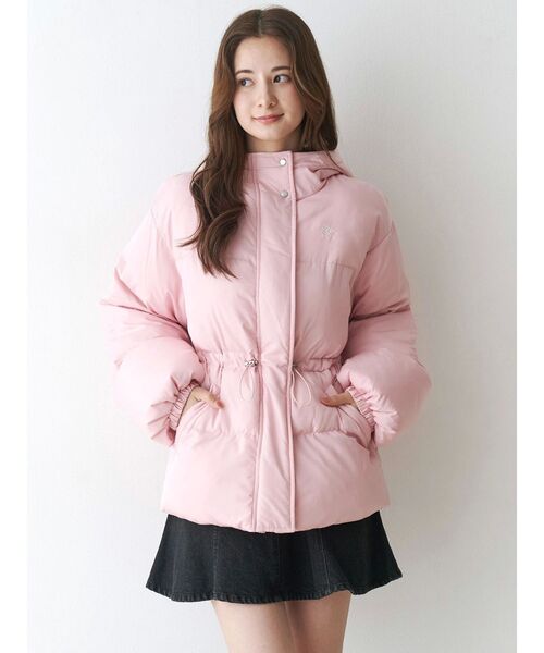 CALNAMUR（カルナムール）の「パフショートバックリボンブルゾン（ブルゾン・レディース・オフホワイト/ブラック/ピンク・FREE）」の16枚目の写真