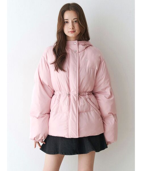 CALNAMUR（カルナムール）の「パフショートバックリボンブルゾン（ブルゾン・レディース・オフホワイト/ブラック/ピンク・FREE）」の18枚目の写真