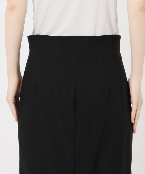 noble コンフォートストレッチジップタイトスカート ノーブル NOBLE 《追加予約》RyNyコンフォートストレッチジップ