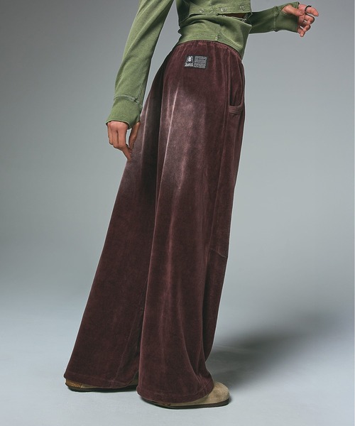 セール】FADED VELOUR LOOSE FIT PANTS（その他パンツ）｜X-girl