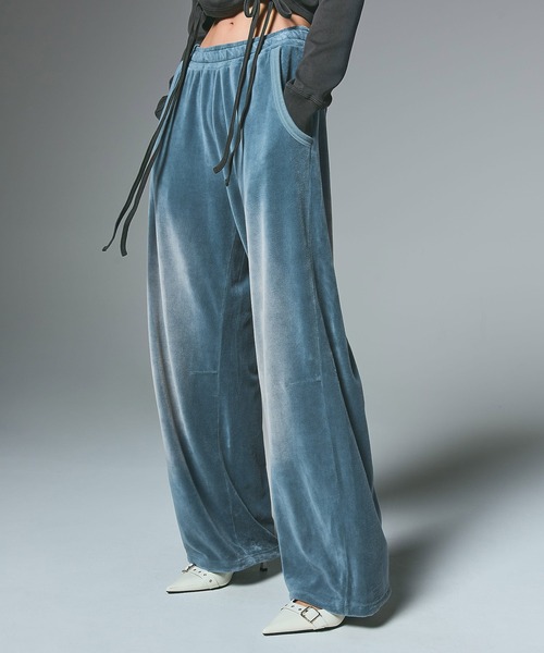 セール】FADED VELOUR LOOSE FIT PANTS（その他パンツ）｜X-girl