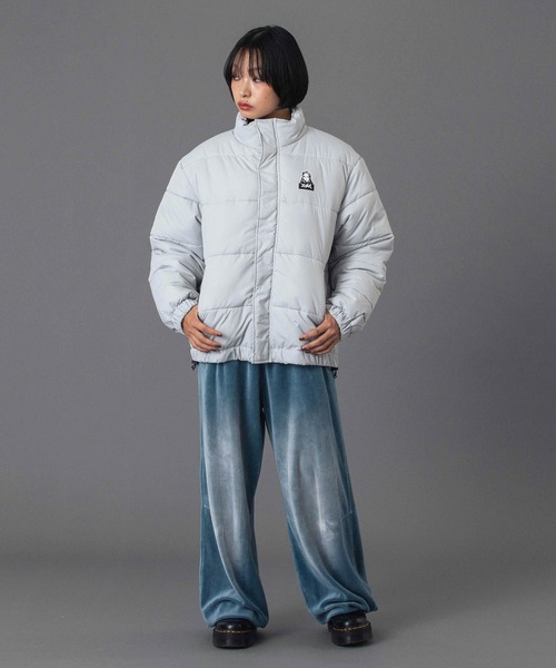 X-girl(エックスガール)の「FADED VELOUR LOOSE FIT PANTS(その他パンツ・レディース・ブラック/ライトブルー/ブラウン・S/M)」の8枚目の写真