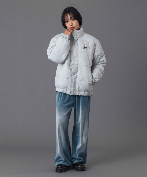 X-girl(エックスガール)の「FADED VELOUR LOOSE FIT PANTS(その他パンツ・レディース・ブラック/ライトブルー/ブラウン・S/M)」の9枚目の写真