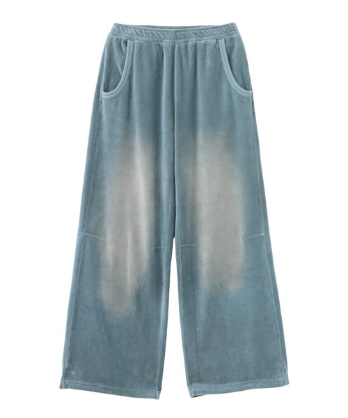 X-girl(エックスガール)の「FADED VELOUR LOOSE FIT PANTS(その他パンツ・レディース・ブラック/ライトブルー/ブラウン・S/M)」の12枚目の写真
