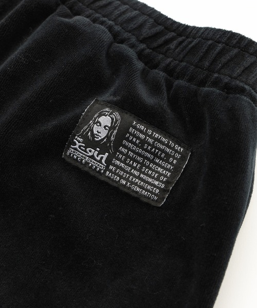 X-girl(エックスガール)の「FADED VELOUR LOOSE FIT PANTS(その他パンツ・レディース・ブラック/ライトブルー/ブラウン・S/M)」の18枚目の写真