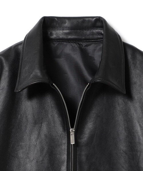 B:MING by BEAMS（ビーミングバイビームス）の「ambiance / レザー ジップ ブルゾン（ブルゾン・メンズ・ブラック・S/M/L/XL）」の7枚目の写真