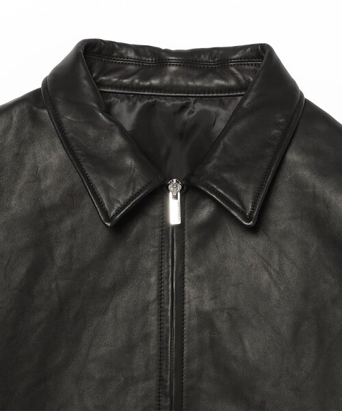 B:MING by BEAMS（ビーミングバイビームス）の「ambiance / レザー ジップ ブルゾン（ブルゾン・メンズ・ブラック・S/M/L/XL）」の13枚目の写真