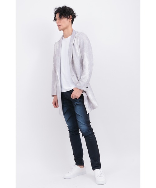TORNADO MART(トルネードマート)の「ネオチェスター(チェスターコート・メンズ・ホワイト/ブルー・MEDIUM/LARGE/XXL/LL)」の5枚目の写真