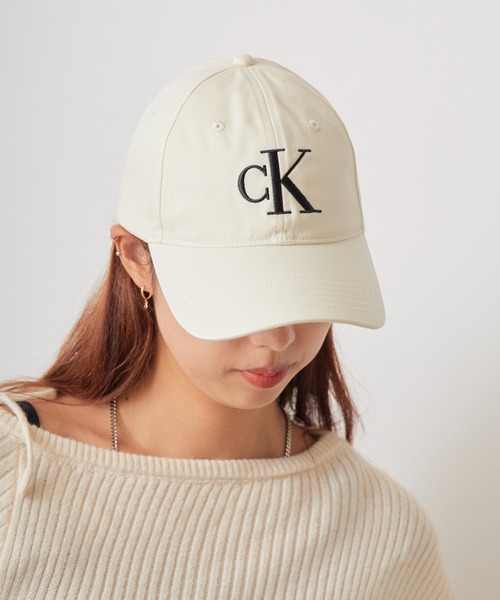 セール】Calvin Klein/カルバンクライン LARGE MONOGRAM EMBROIDERY