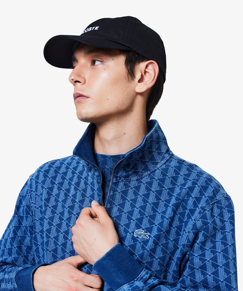 LACOSTE（ラコステ）の「インディゴスウェットモノグラムトラックジャケット（ジャージ・メンズ・ライトインディゴブルー/インディゴブルー・3/2/4/5）」の5枚目の写真