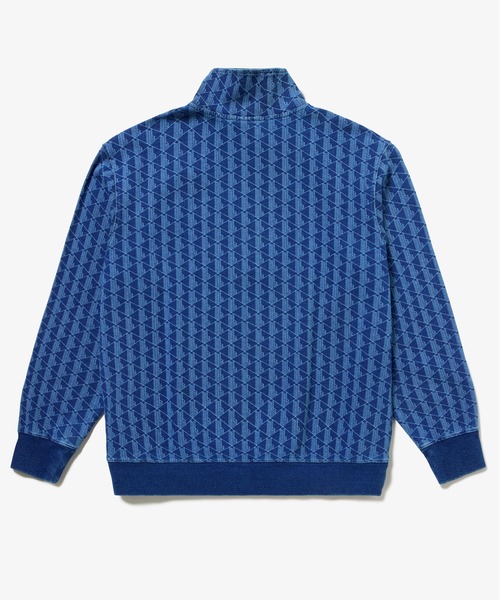 LACOSTE（ラコステ）の「インディゴスウェットモノグラムトラックジャケット（ジャージ・メンズ・ライトインディゴブルー/インディゴブルー・3/2/4/5）」の8枚目の写真