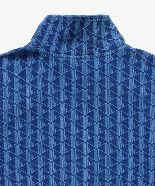 LACOSTE（ラコステ）の「インディゴスウェットモノグラムトラックジャケット（ジャージ・メンズ・ライトインディゴブルー/インディゴブルー・3/2/4/5）」の10枚目の写真