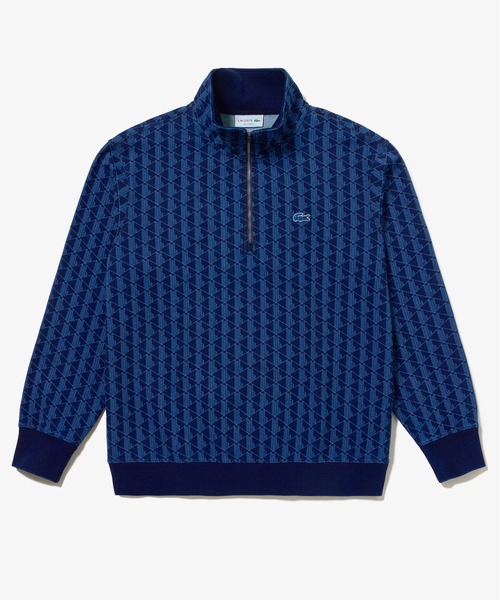 LACOSTE（ラコステ）の「インディゴスウェットモノグラムトラックジャケット（ジャージ・メンズ・ライトインディゴブルー/インディゴブルー・3/2/4/5）」の14枚目の写真