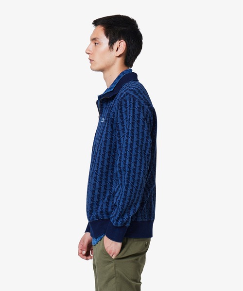 LACOSTE（ラコステ）の「インディゴスウェットモノグラムトラックジャケット（ジャージ・メンズ・ライトインディゴブルー/インディゴブルー・3/2/4/5）」の15枚目の写真
