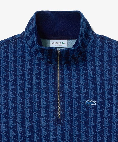 LACOSTE（ラコステ）の「インディゴスウェットモノグラムトラックジャケット（ジャージ・メンズ・ライトインディゴブルー/インディゴブルー・3/2/4/5）」の18枚目の写真