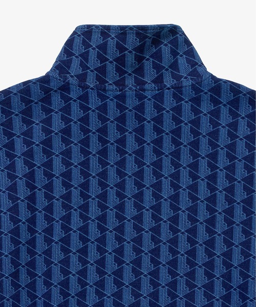 LACOSTE（ラコステ）の「インディゴスウェットモノグラムトラックジャケット（ジャージ・メンズ・ライトインディゴブルー/インディゴブルー・3/2/4/5）」の19枚目の写真