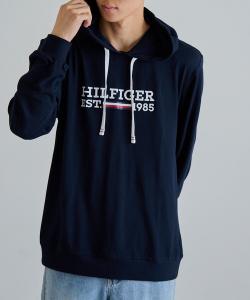 TOMMY HILFIGER(トミーヒルフィガー)の「【TOMMY HILFIGER】ロゴプリント パーカー 09T4505(パーカー・メンズ・グレー/ブルー/ネイビー・M/L/XL/S)」の22枚目の写真