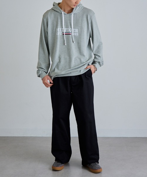 TOMMY HILFIGER(トミーヒルフィガー)の「【TOMMY HILFIGER】ロゴプリント パーカー 09T4505(パーカー・メンズ・グレー/ブルー/ネイビー・M/L/XL/S)」の10枚目の写真