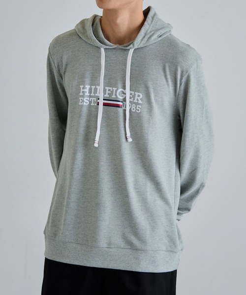 TOMMY HILFIGER(トミーヒルフィガー)の「【TOMMY HILFIGER】ロゴプリント パーカー 09T4505(パーカー・メンズ・グレー/ブルー/ネイビー・M/L/XL/S)」の7枚目の写真