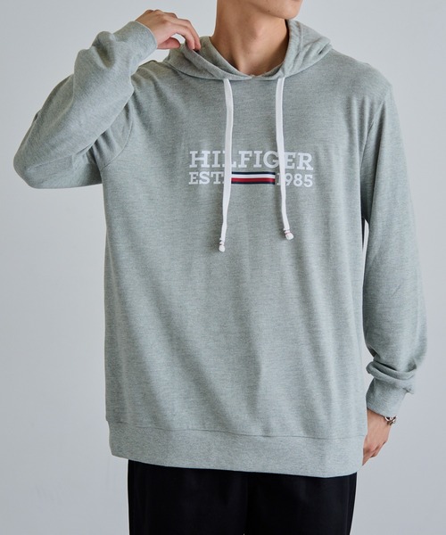 TOMMY HILFIGER(トミーヒルフィガー)の「【TOMMY HILFIGER】ロゴプリント パーカー 09T4505(パーカー・メンズ・グレー/ブルー/ネイビー・M/L/XL/S)」の8枚目の写真