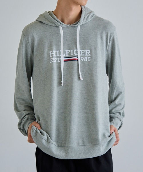 TOMMY HILFIGER(トミーヒルフィガー)の「【TOMMY HILFIGER】ロゴプリント パーカー 09T4505(パーカー・メンズ・グレー/ブルー/ネイビー・M/L/XL/S)」の9枚目の写真
