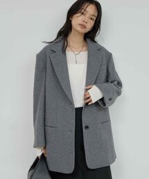 コラージュガリャルダガランテ　テーラードジャケット　チャコールグレー COLLAGE GALLARDAGALANTE ジャケット テーラードジャケット