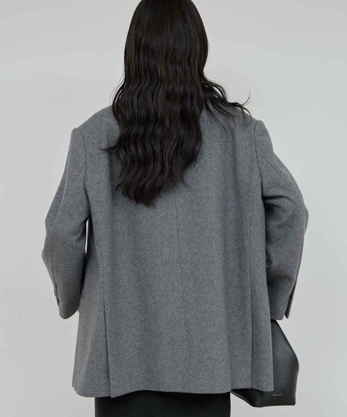 GALLARDAGALANTE（ガリャルダガランテ）の「圧縮メルトンジャコート（テーラードジャケット・レディース・グレー・FREE）」の4枚目の写真