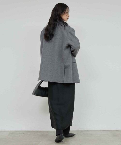 GALLARDAGALANTE（ガリャルダガランテ）の「圧縮メルトンジャコート（テーラードジャケット・レディース・グレー・FREE）」の7枚目の写真