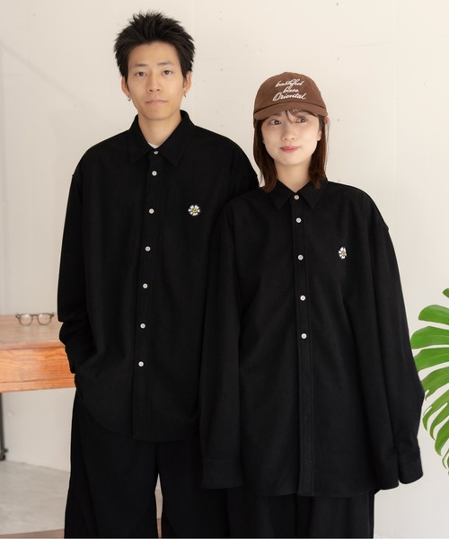 bashful base Oriental(バッシュフルベースオリエンタル)の「【bbO】ビッグシルエットコーデュロイシャツジャケット(シャツ/ブラウス・メンズ・ブラック/ブラウン・MEDIUM/LARGE)」の17枚目の写真
