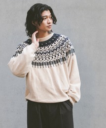 幾何学模様」に該当するニット/セーターファッション通販 - ZOZOTOWN