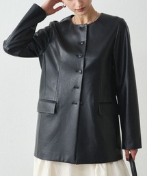 美品　ラウンジドレス　ベスト LOUNGEDRESS（ラウンジドレス）の「レザーベスト（ベスト）」 - WEAR