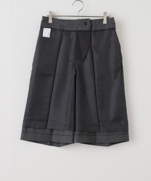 La TOTALITE（ラトータリテ）の「Le / ル ウールバミューダパンツ（その他パンツ・レディース・チャコールグレー・38/36）」の14枚目の写真